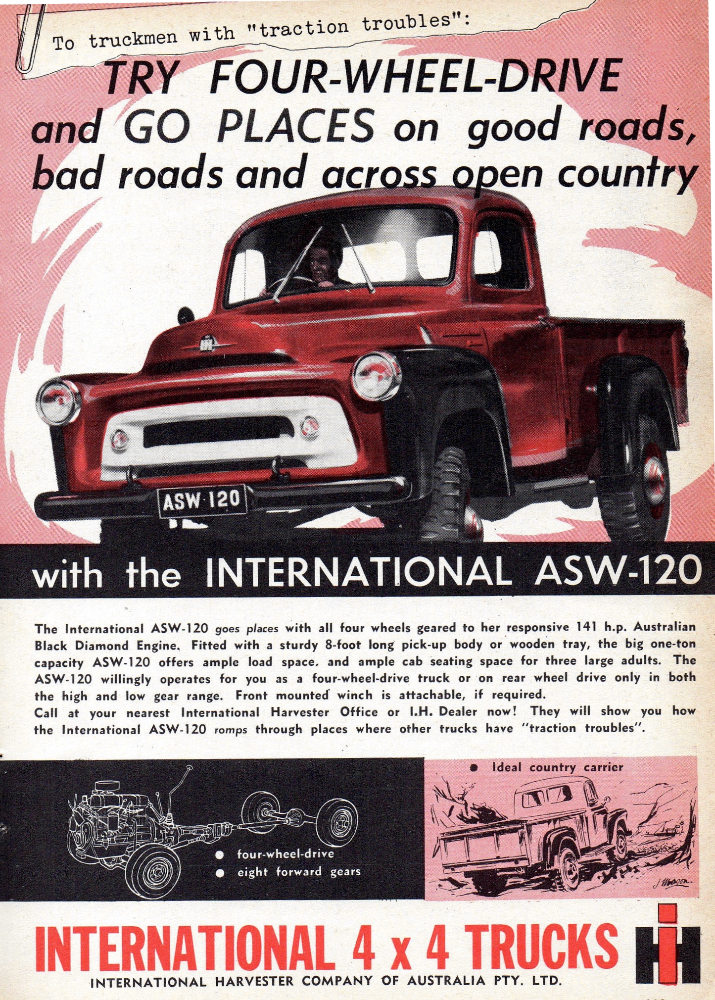 1958 Interational Harvester ASW-120 4x4 Trucks